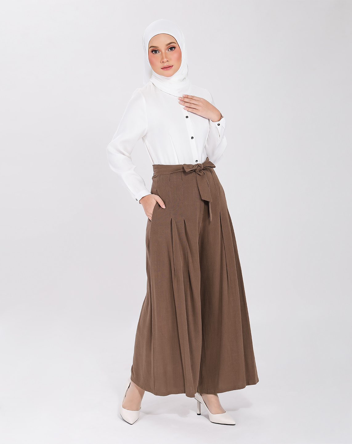 WILLOW PALAZZO IN BROWN